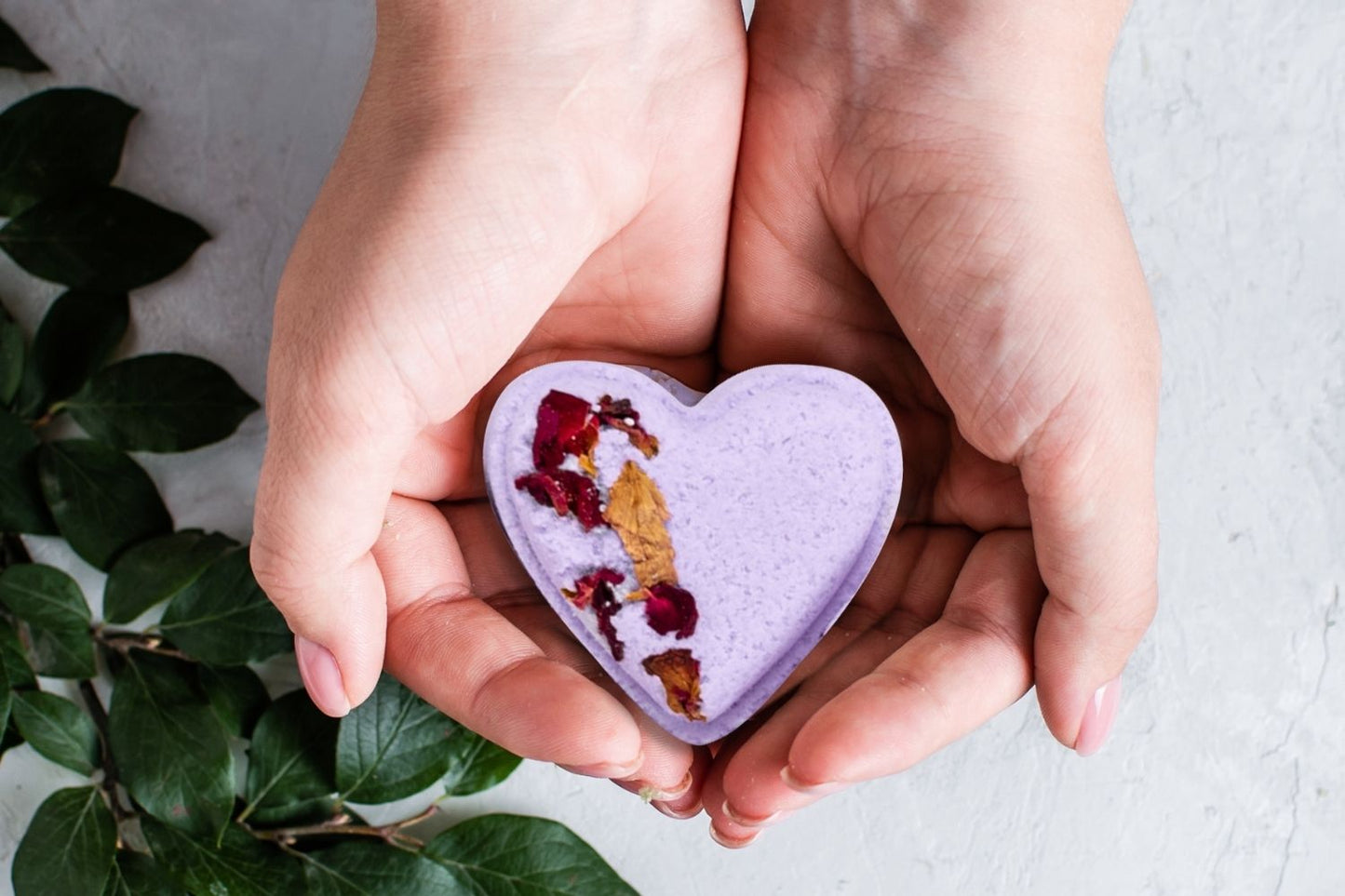 Set of 5 Heart Shaped Shower Steamers Package - in a Gift Box - Can be personalized-3