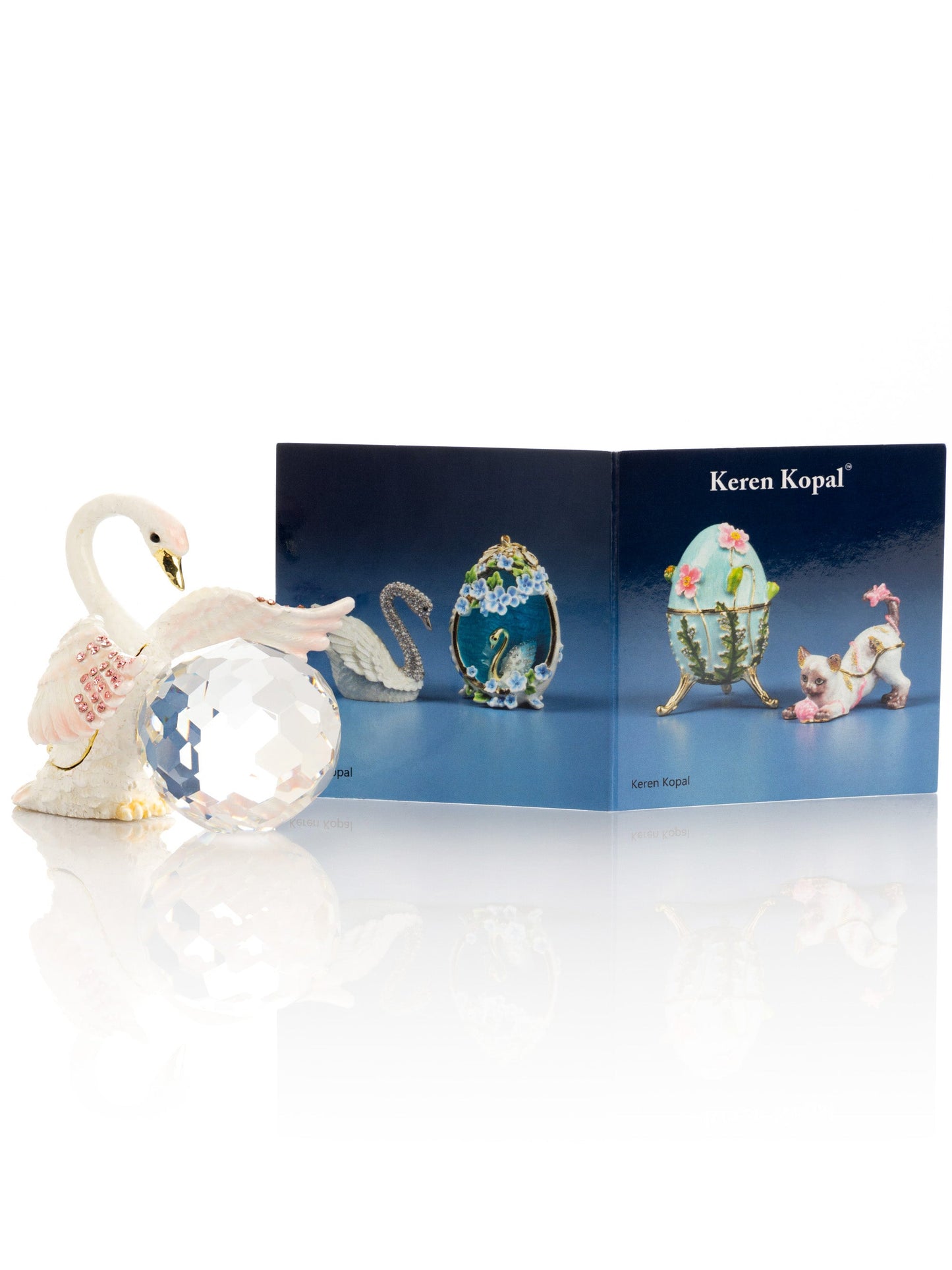 White Swan Holding Crystal-3