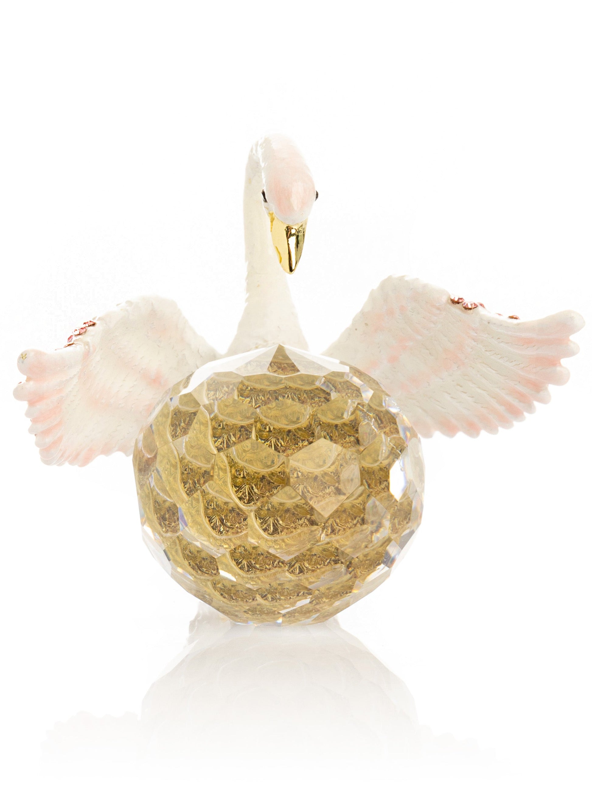 White Swan Holding Crystal-2