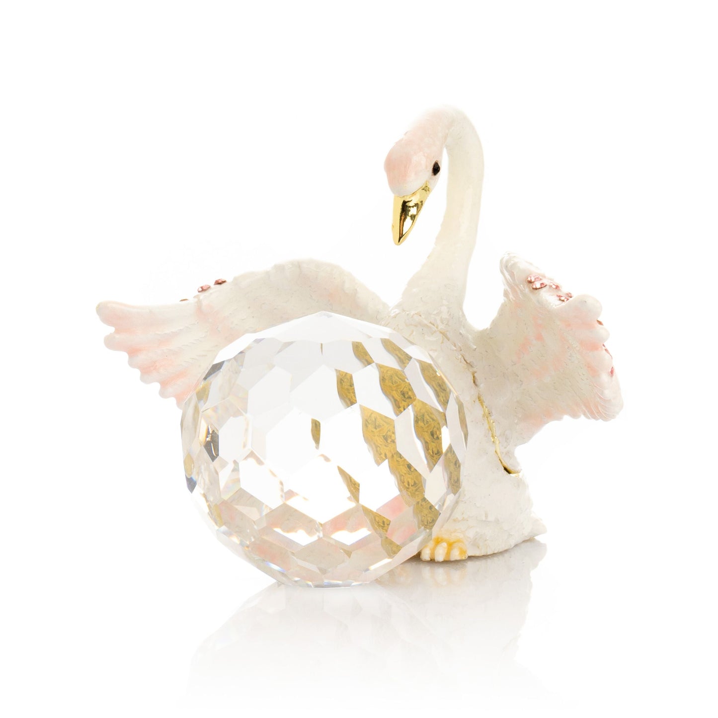 White Swan Holding Crystal-0