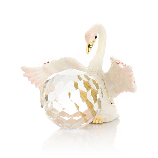 White Swan Holding Crystal-0